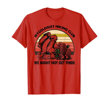 Load image into Gallery viewer, Mycologist hiking club we might not get there Sloths vintage T-Shirt-142664