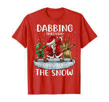 Load image into Gallery viewer, Santa Dabbing Through The Snow Funny Christmas Boys Kids T-Shirt