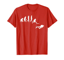 Load image into Gallery viewer, Scuba Dive T- Shirt Evolution Diving Diver Ocean Lover Gift
