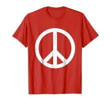 Load image into Gallery viewer, White Peace Sign T-Shirt