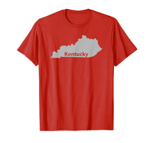 Load image into Gallery viewer, Kentucky Map Outline State Home Pride T-Shirt