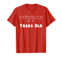 Load image into Gallery viewer, 60 Years Old Algebra Equation Funny 60th Birthday Math Shirt