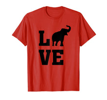 Load image into Gallery viewer, I Love Elephants - Animal Elephant Lover - Silhouette T-Shirt