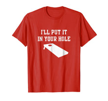 Load image into Gallery viewer, Funny Cornhole Bean Bag Toss Game T-Shirt