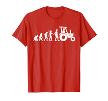 Load image into Gallery viewer, Evolution Farming Funny T-shirt Farm Farmer Gift Agriculture