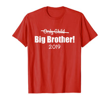 Load image into Gallery viewer, Big Brother 2019 (Only Child crossed out) Cute Funny T-shirt