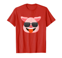 Load image into Gallery viewer, Pig Face Emoji Sunglasses Funny Chinese New Year 2019 Tee