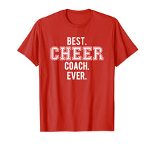 Load image into Gallery viewer, Cheer Coach Shirt Cheerleader Gift Best Cheer Coach Ever Tee