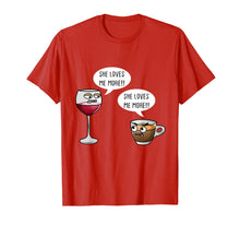Load image into Gallery viewer, Funny Wine vs Coffee Shirt | Mom Caffeine