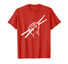 Load image into Gallery viewer, Drumsticks drummer T-Shirt