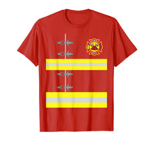 Load image into Gallery viewer, Fireman Coat Halloween Costume T Shirt