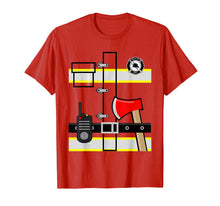 Load image into Gallery viewer, Firefighter Fireman Uniform Men Women Kids Dress up TShirt