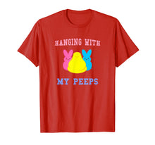 Load image into Gallery viewer, Hanging With My Peeps - Funny Easter T-Shirt