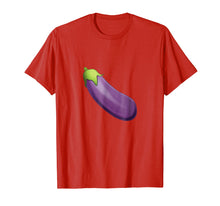 Load image into Gallery viewer, EmojiTees Eggplant Emoji T Shirt Weiner Tee Shirt