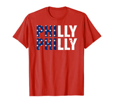 Load image into Gallery viewer, Philly USA Flag July 4th T-shirt