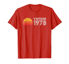 Load image into Gallery viewer, Vintage 1978 - 40th Birthday Gift Throwback T-Shirt