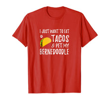 Load image into Gallery viewer, Bernedoodle Taco Lover T-Shirt Cinco de Mayo Dog Mom