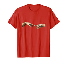 Load image into Gallery viewer, Michelangelo Shirt Creation of Adam Tshirt