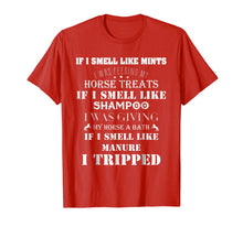 Load image into Gallery viewer, I Was Feeding My Horse T-shirt Funny Gift for horse lovers