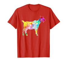 Load image into Gallery viewer, Colorful Abstract Goat shirt for women Premium T-Shirt T-Shirt