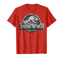 Load image into Gallery viewer, Jurassic World Two Distressed Stone Logo Graphic T-Shirt