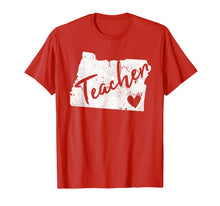 Load image into Gallery viewer, Red For Ed Oregon Teacher T Shirts, RedForEd Tee Shirt.