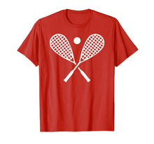 Load image into Gallery viewer, Crossed squash rackets T-Shirt