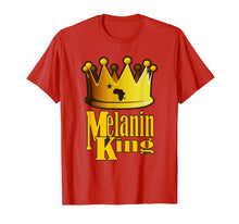 Load image into Gallery viewer, AFRICAN AMERICAN KING BIRTHDAY T-SHIRT MAN MELANIN COUPLE
