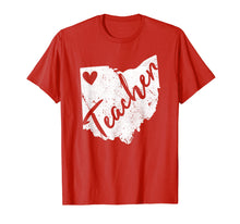 Load image into Gallery viewer, Red For Ed Ohio Teacher T Shirts, RedForEd Tee Shirt.