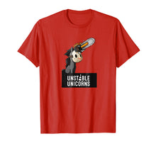 Load image into Gallery viewer, Unstable Unicorns tshirt for a young birthday boy
