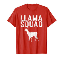Load image into Gallery viewer, Llama Squad T-Shirt Animal Lover Gift Shirt