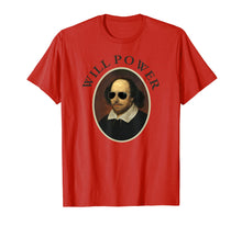 Load image into Gallery viewer, Classic William Shakespeare Will Power TShirt-Retro Vintage