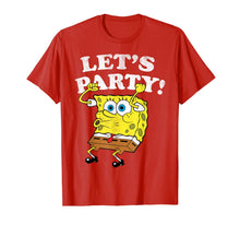 Load image into Gallery viewer, Spongebob Squarepants Lets Party T-Shirt