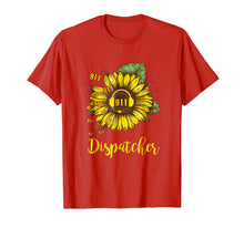 Load image into Gallery viewer, Dispatcher shirt- 911 Dispatcher Sunfower T-shirt