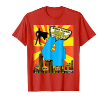 Load image into Gallery viewer, Birthday Boys Shirt Age 4 Superhero Comic Book Theme Party