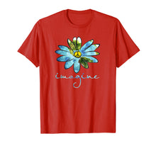 Load image into Gallery viewer, Imagine Flowers Hippie Peace Sign TShirt