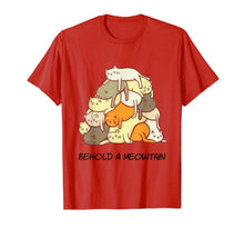 Load image into Gallery viewer, Behold A Meowtain Animal Kitten Kitty Meow Funny Cat Lovers T-Shirt