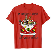 Load image into Gallery viewer, On A Dark Desert Highway Dog Feel Cool Wind In My Hair T-Shirt