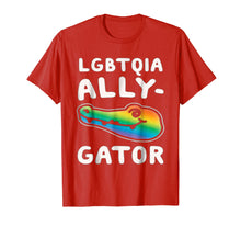 Load image into Gallery viewer, LGBTQIA ALLY-GATOR TSHIRT