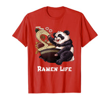 Load image into Gallery viewer, Kawaii Ramen T-Shirt Funny Japanese Asian Noodles Panda Tee