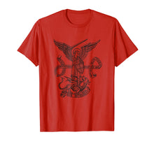 Load image into Gallery viewer, Saint St Michael Catholic Archangel Angel T-Shirt