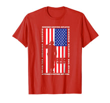 Load image into Gallery viewer, Remember Everyone Troops Deployed RED Friday USA Flag Shirt
