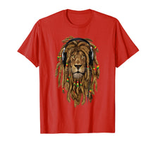 Load image into Gallery viewer, Marley Lion Art Dreadlock Rastafari T-Shirt for Rasta Lover