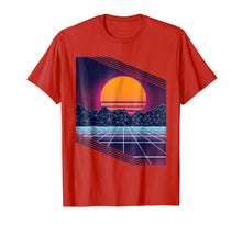 Load image into Gallery viewer, Retro 80s Vaporwave Outrun style T-Shirt