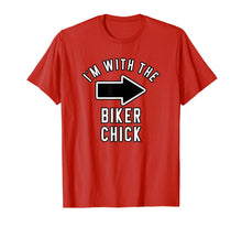 Load image into Gallery viewer, Couples Halloween Costume Shirts I'm With The Biker Chick T-Shirt