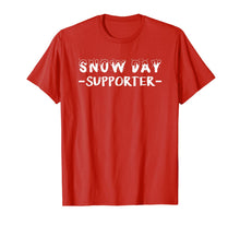 Load image into Gallery viewer, Snow day supporter noel xmas christmas T-Shirt