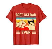 Load image into Gallery viewer, Best Cat Dad Ever T-Shirt Funny Cat Dad Father Vintage Gift T-Shirt-389615