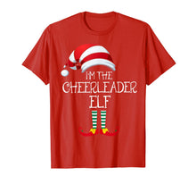 Load image into Gallery viewer, I'm The Cheerleader Elf Family Matching Christmas Gift Group T-Shirt