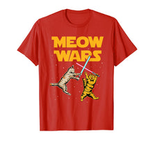Load image into Gallery viewer, Meow Wars - Funny Cat Lover Gift T-Shirt-113818