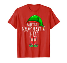 Load image into Gallery viewer, Santa's Favorite Elf Group Matching Family Christmas Gift T-Shirt
